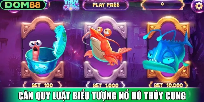 Căn quy luật biểu tượng nổ hũ thủy cung