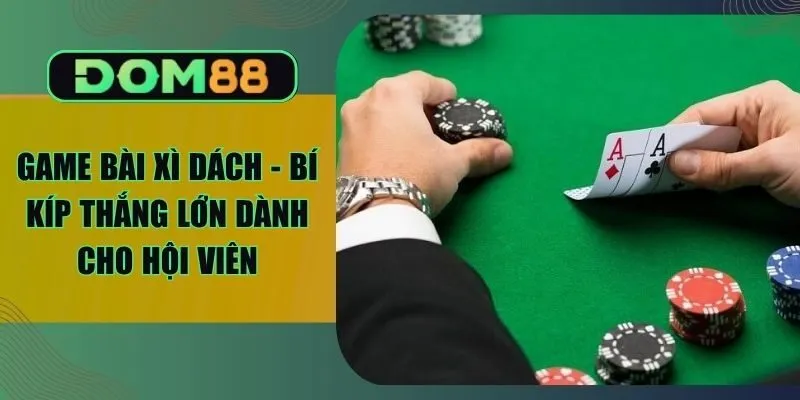 Game Bài Xì Dách - Bí Kíp Thắng Lớn Dành Cho Hội Viên